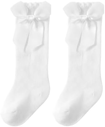 UTTPLL Baby Girls Cute Design Knee High Socks for Toddler Girls