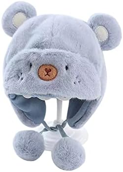 Cartoon Faux Fur Winter Hat for Kids