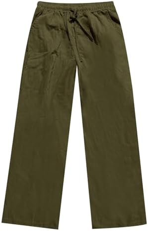 Product Name WENKOMG1 Mens Cotton Linen Pants