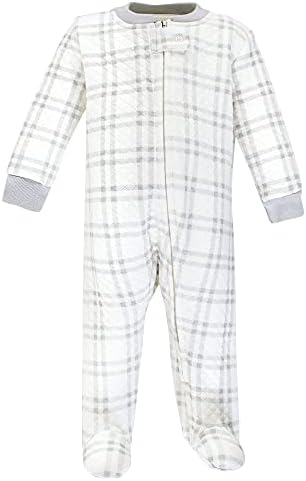 Hudson Baby Quilted Zipped Sleep and Play Set