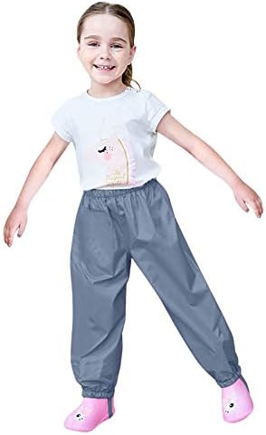 RNTOP Kids Waterproof Rain Coats Pants