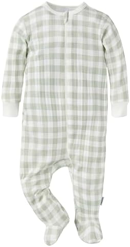 Gerber Unisex Baby 2-pack 2-way Zip Textured Sleep N Play