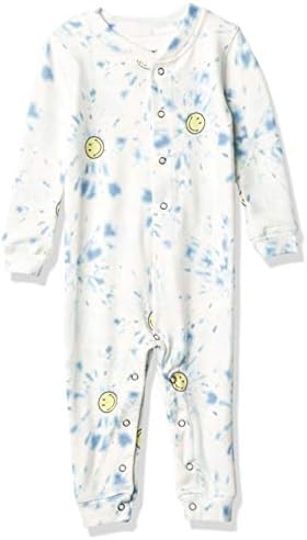 Adorable Peachy Design Blanket Sleeper with Snapping Closures for Baby Girls
