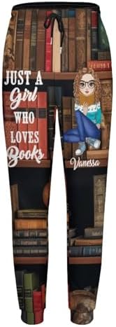 Personalized Book Lover Sweatpants