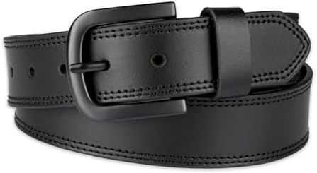 Dickies Mens Casual Leather Belt Work Inspired Design Premium Quality Adjustable Fit