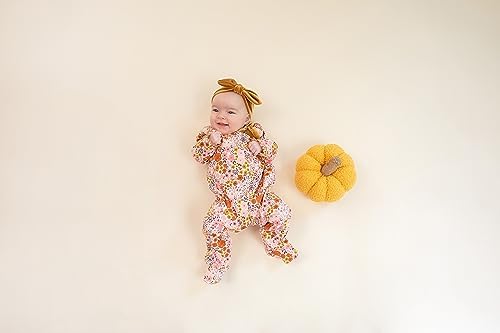 Mud Pies Cozy Baby Girl Sleeper Set