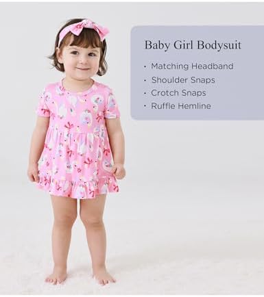 EASWEET eradles Summer baby girl dress with ruffled trend