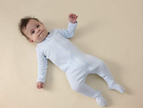O2 Baby Kids Organic Cotton Zip-Front Sleep Pj Set