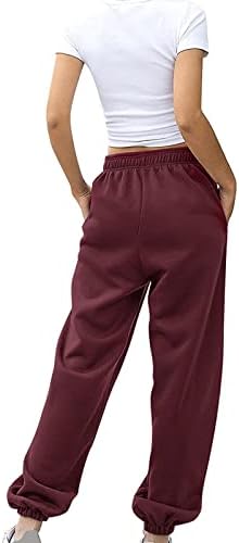Womens High Waisted Jogger Sweatpants with Pockets