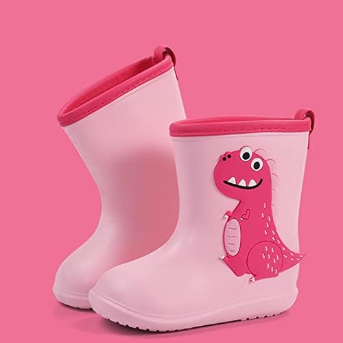 Cartoon Dinosaur Toddler Kids Rain Boots US Age 12