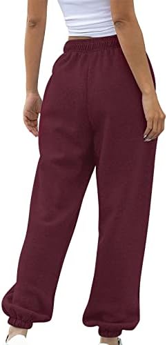 Womens High Waisted Jogger Sweatpants with Pockets