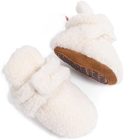 Cozy Fleece Booties for Babies Walk Stay Warm
