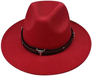 Fashionable Black Fedora Hat for Women with Sun Protection