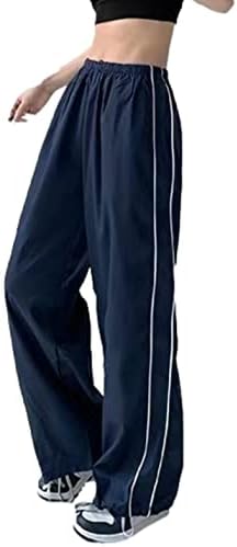 Elegant Y2K Parachute Pants for Women