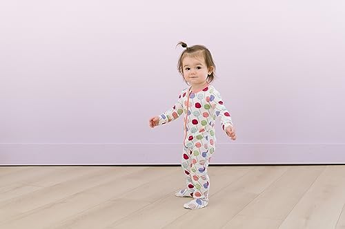 KicKee Print Footie with Zipper
