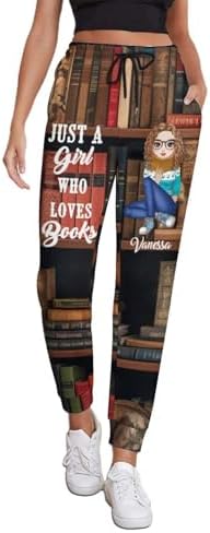 Personalized Book Lover Sweatpants