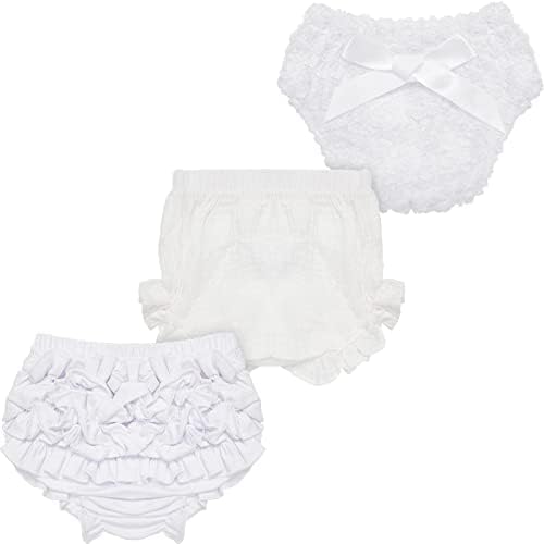 Eurzom 3-Piece Baby Bloomers Cute comfy for Toddler Girls