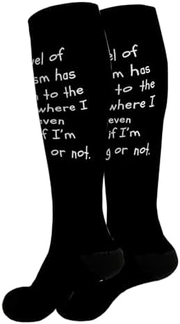 Level of Sarcasm Socks for Men and Women