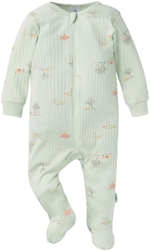 Gerber Unisex Baby 2-pack 2-way Zip Textured Sleep N Play