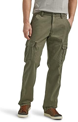 Relaxed Fit Stretch Cargo Pants - Men
