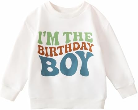 DOSYZTO Toddler Baby Girl Birthday Sweater Fun Comfortable