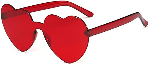 2Pcs Heart Shaped Sunglasses for Valentines Day