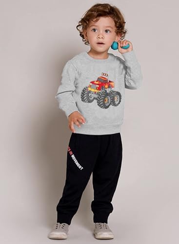Exciting Dinosaur Adventure Boys Crewneck Sweatshirt