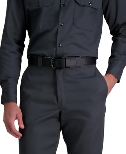 Dickies Mens Casual Leather Belt Work Inspired Design Premium Quality Adjustable Fit