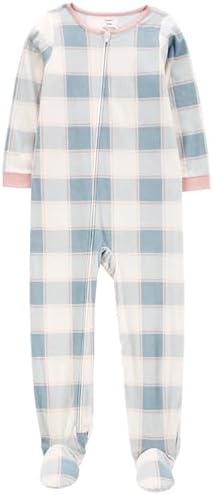 Carters Big Girls Femmes Fatales Footed Microfleece Undies Sleeper Pajamas for Girls