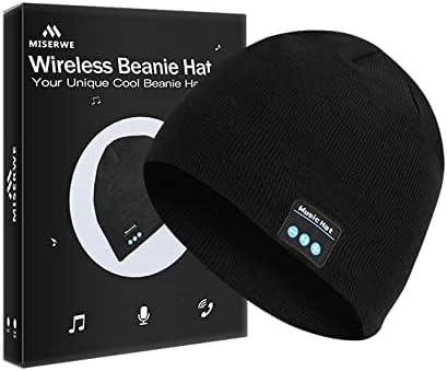 Miserwe Unisex Wireless Beanie Hat with Exquisite Packaging