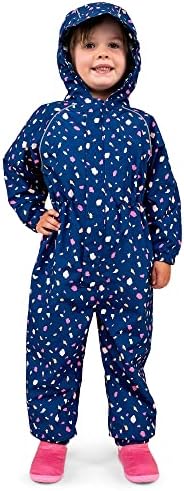 JAN JUL Waterproof Fleece Lined Snow Suit Coveralls for Toddlers and Kids