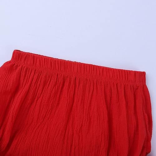 DCUTERQ Cotton Linen Shorts for Toddler