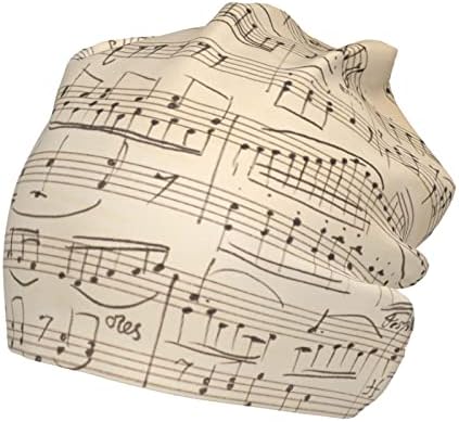 Retro Music Notes Kids Beanies