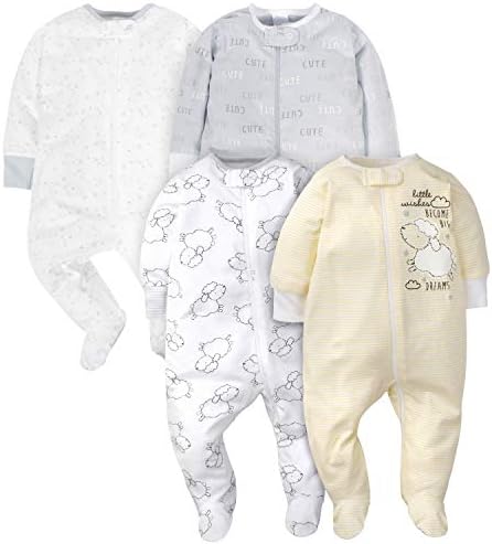 Gerber 4-Pack Sleep N Play Footies