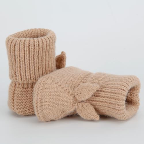Loyfoky Baby Booties - Soft Knit For Newborns Walkers and Toddlers
