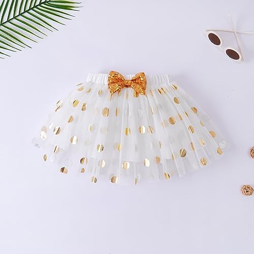 LYSMuch Princess Birthday Outfit Vest Skirt Set for Toddler Girls