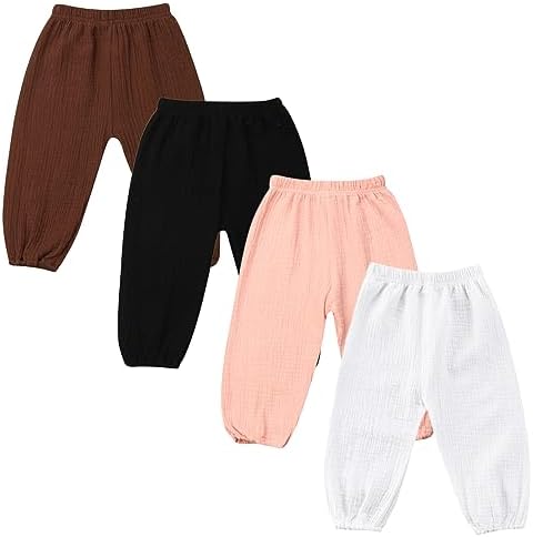 Cotton Linen Joggers for Toddlers