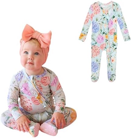 Posh Peanut Footie Pajamas for Baby Girls