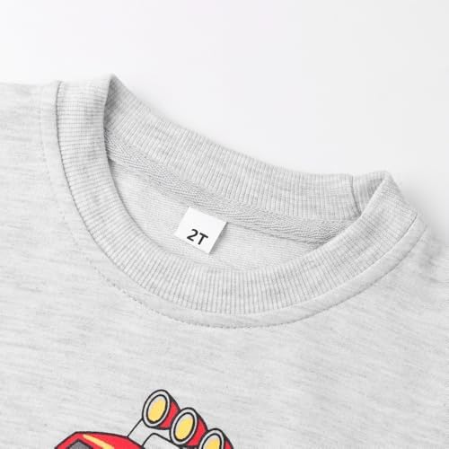 Exciting Dinosaur Adventure Boys Crewneck Sweatshirt