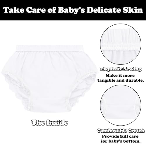 Sarfel Toddler Diaper Covers Soft Ruffled Breathable and Stylish