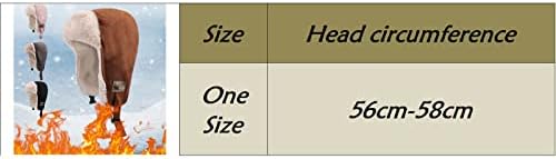 Warm Windproof Winter Trapper Hat for Men Women
