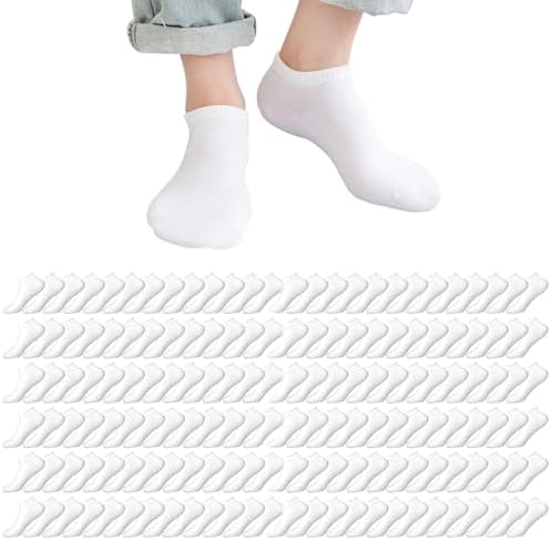 RICHBULL 200-Pair Ankle Socks