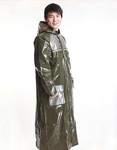 Foldable raincoat for men and women - thick durable and weatherproof
