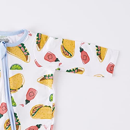 Mud Pie Baby Girls Knitted Bamboo Sleepy with Zipper