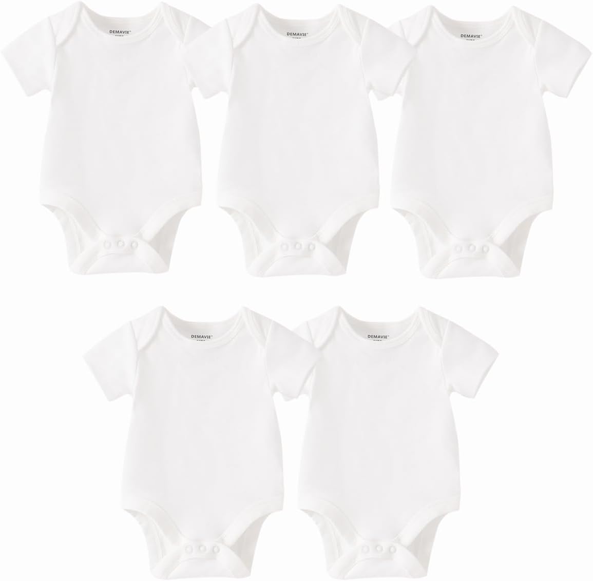 Comfortable Stylish 5-Piece Unisex Onesies