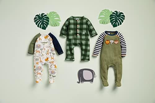 MudPie Baby Girl SafariCrochet Sleepers Set
