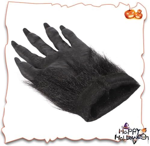 Scary Halloween Werewolf Gloves The Perfect Cosplay glove for Furry Friends