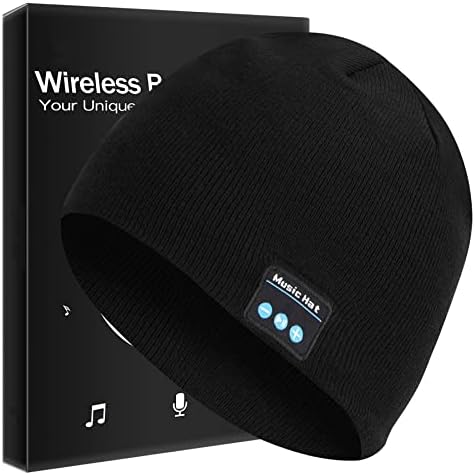 Miserwe Unisex Wireless Beanie Hat with Exquisite Packaging