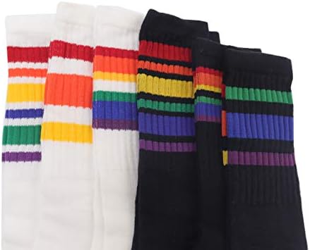 Xiyadun Unisex Knee High Socks for Toddlers Kids 80 Cotton