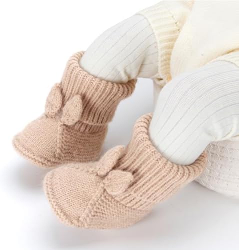 Loyfoky Baby Booties - Soft Knit For Newborns Walkers and Toddlers